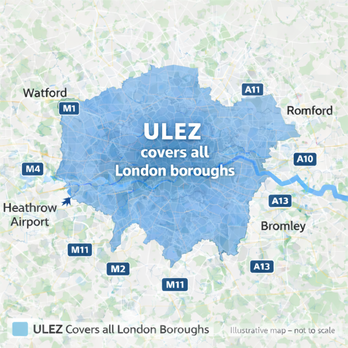 ulez coverage london 2026